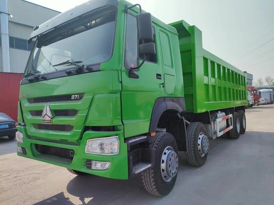 12 ruedas Color verde Sinotruk HOWO 8*4 camión de segunda mano neumático de camión 12.00r20