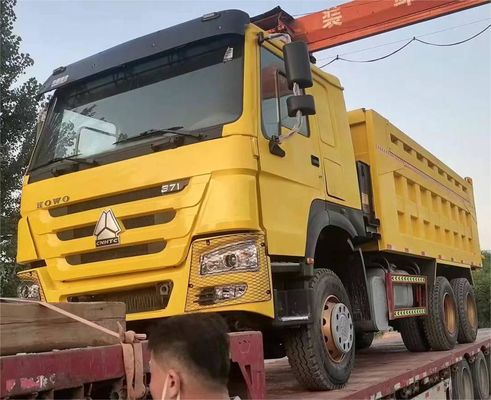 10 neumáticos Sinotruck HOWO 6*4 camión de segunda mano camión de descarga delantero estilo de elevación de emisiones Euro 3/4/5