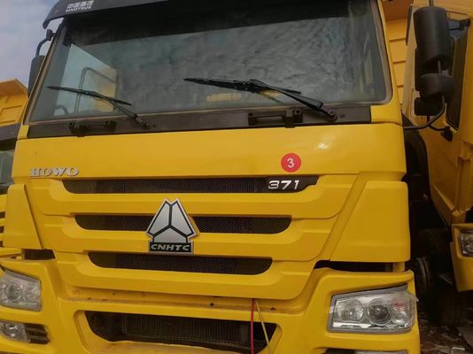 20-100 toneladas 6X4 371HP Sinotruck HOWO camiones de descarga usados con certificación ISO de neumáticos