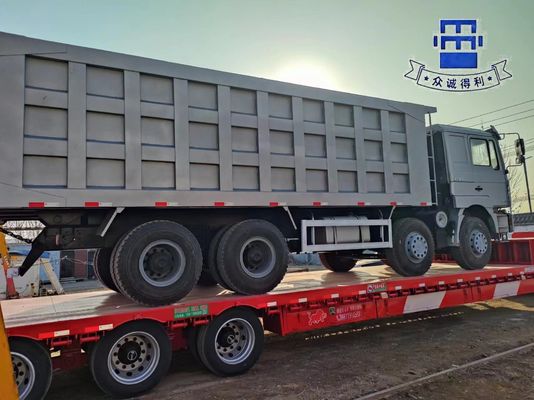 Tipo de elevación delantera 351-450hp HOWO 8*4 5ton 8ton 10ton camión de remate camiones de construcción