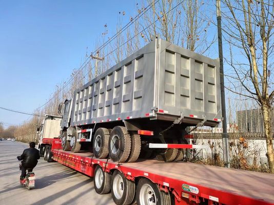 Certificado GCC Shacman F3000 8*4 camión de descarga con capacidad de motor de 6-8L en gris