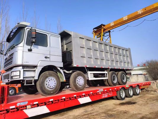 Certificado GCC Shacman F3000 8*4 camión de descarga con capacidad de motor de 6-8L en gris
