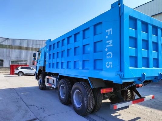 375 CV Peón azul de segunda mano Sinotruck HOWO 6 * 4 camión de basura con Euro 3/4/5 de emisiones