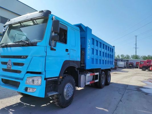 375 CV Peón azul de segunda mano Sinotruck HOWO 6 * 4 camión de basura con Euro 3/4/5 de emisiones