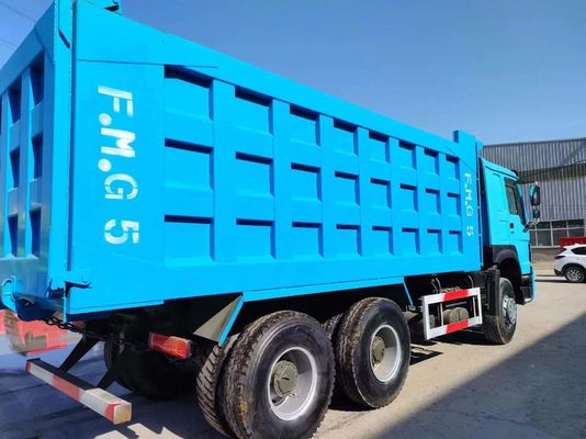 375 CV Peón azul de segunda mano Sinotruck HOWO 6 * 4 camión de basura con Euro 3/4/5 de emisiones