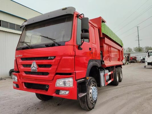 Certificado DOT HOWO 6*4 Camión de caída 5 toneladas 8 toneladas 10 toneladas Capacidad para camiones de construcción