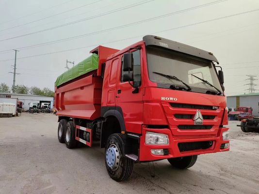 Certificado DOT HOWO 6*4 Camión de caída 5 toneladas 8 toneladas 10 toneladas Capacidad para camiones de construcción