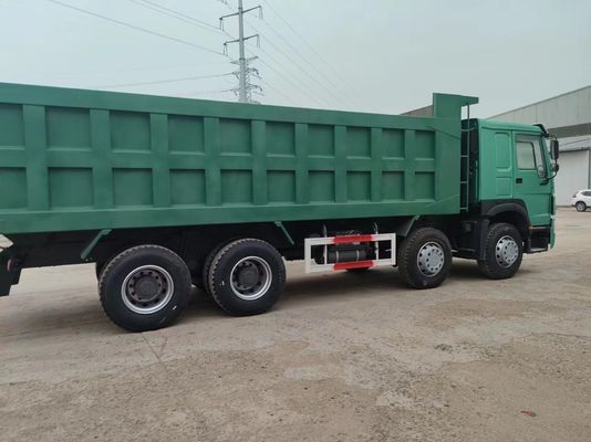 Estilo de elevación delantera 375HP Sinotruk HOWO 8*4 camión de descarga camión de segunda mano para descargar