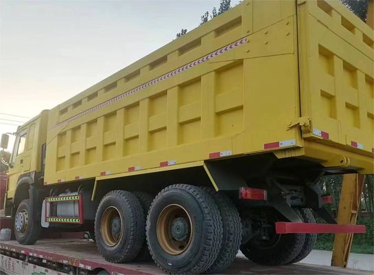 10 neumáticos Sinotruck HOWO 6*4 camión de segunda mano camión de descarga delantero estilo de elevación de emisiones Euro 3/4/5
