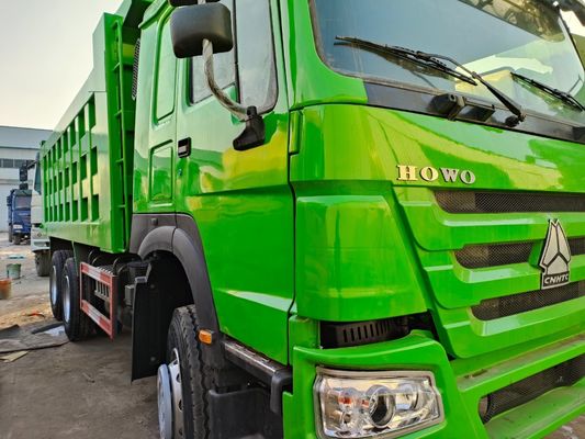 Servicio postventa garantizado HOWO 375HP 6*4 camión de descarga con diseño de neumáticos sin tubo