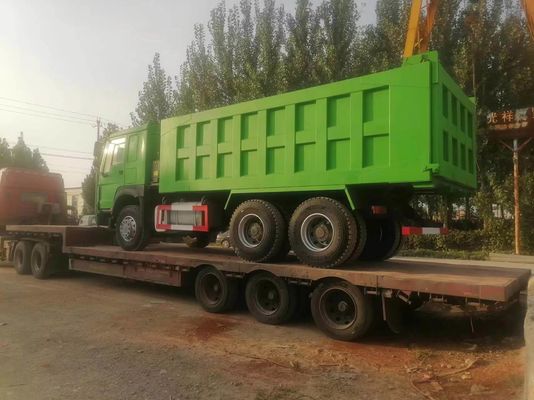 Servicio postventa garantizado HOWO 375HP 6*4 camión de descarga con diseño de neumáticos sin tubo