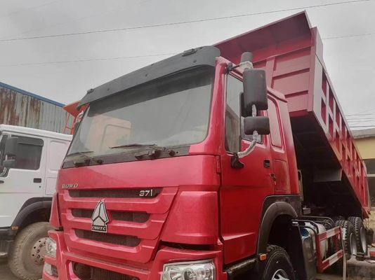 Sinotruck HOWO 6*4 neumático de camión de descarga 12r22.5 y tipo de transmisión manual de segunda mano