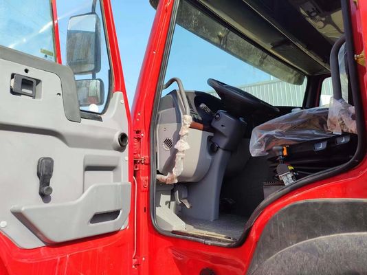 371HP HOWO 6*4 camión de construcción camión de descarga camión de transporte rojo camión de transporte con ≤5 asientos