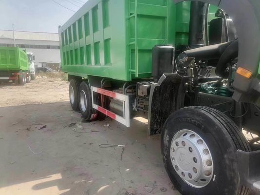Transmisión manual Tipo 12.00r20 neumático de segunda mano Sinotruck HOWO 6*4 camión de descarga 10 neumáticos