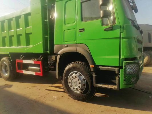 Transmisión manual Tipo 12.00r20 neumático de segunda mano Sinotruck HOWO 6*4 camión de descarga 10 neumáticos