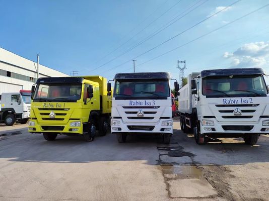 Tipo de elevación delantera certificado por la ECE HOWO 6*4 camión de descarga camión de retroceso 351-450 CV