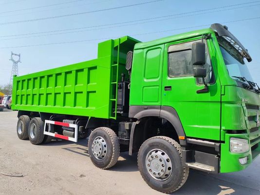 Sinotruck usado HOWO 6*4 camión de descarga verde camión de gran capacidad de carga pesada con motor de 6-8L