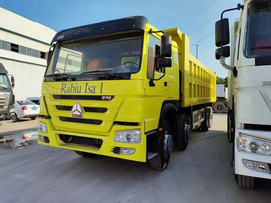 Amarillo 351-450hp 6-8L Sinotruk HOWO camión de descarga camión de descarga camión de carga pesada camión tractor de descarga