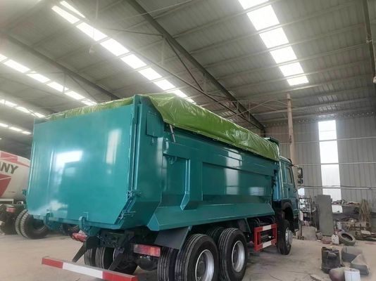 351-450hp Transmisión manual Sinotruck HOWO 6*4 camión de descarga con caja de embalaje tipo U