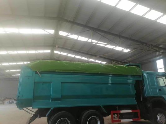351-450hp Transmisión manual Sinotruck HOWO 6*4 camión de descarga con caja de embalaje tipo U