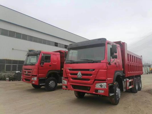 Sinotruk HOWO 6X4 camión 371HP 10 ruedas camiones de descarga usados con capacidad de motor de 6-8L