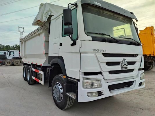 Sinotruck HOWO 6*4 camión de segunda mano blanco tipo U con transmisión manual
