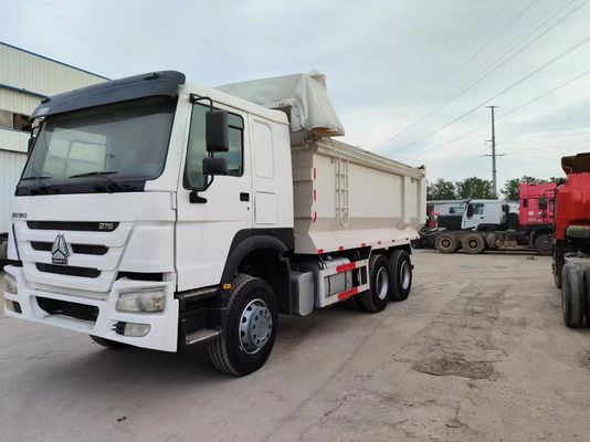 Sinotruck HOWO 6*4 camión de segunda mano blanco tipo U con transmisión manual