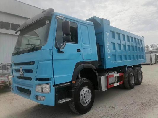 Utilizado HOWO 6X4 16 20 metros cúbicos 10 ruedas de minería camión de descarga con radial
