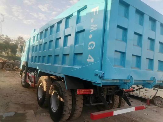 Utilizado HOWO 6X4 16 20 metros cúbicos 10 ruedas de minería camión de descarga con radial