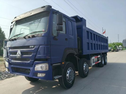 Camión de descarga HOWO usado 8X4 12 llantas Camiones de remate para transporte de larga distancia
