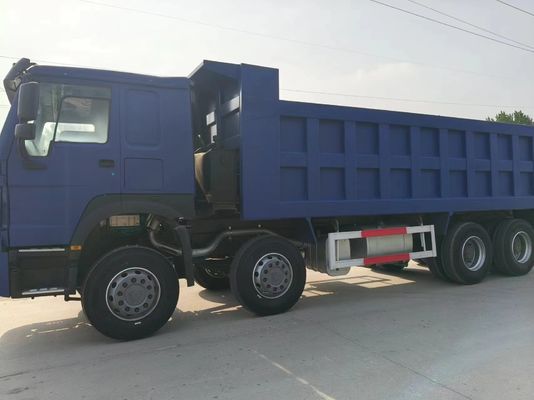 12 neumáticos camiones con volante 8X4 camión de descarga HOWO usado con certificación GCC