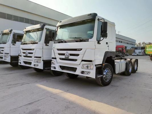 Combustible mecánico diésel blanco Sinotruk HOWO 6*4 Camión tractor caja de cambios manual