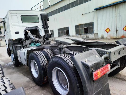Combustible mecánico diésel blanco Sinotruk HOWO 6*4 Camión tractor caja de cambios manual