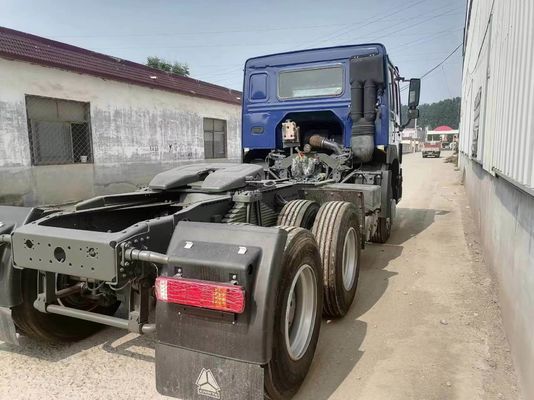 Sinotruk azul HOWO 6X4 10 ruedas camión tractor de segunda mano con una poderosa capacidad de remolque
