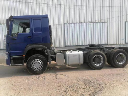 Sinotruk azul HOWO 6X4 10 ruedas camión tractor de segunda mano con una poderosa capacidad de remolque