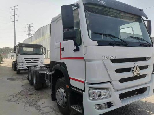 Tipo de transmisión manual 420HP Sinotruk HOWO 6 * 4 camión tractor con motor Weichai