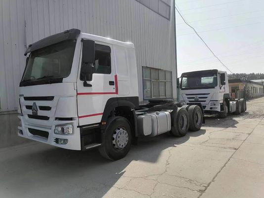 Tipo de transmisión manual 420HP Sinotruk HOWO 6 * 4 camión tractor con motor Weichai