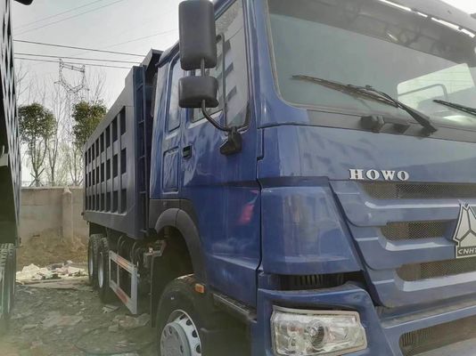 Sinotruk HOWO 6*4 camión de segunda mano con estilo de elevación frontal y color diferente