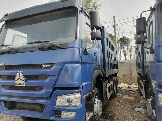 Sinotruk HOWO 6*4 camión de segunda mano con estilo de elevación frontal y color diferente