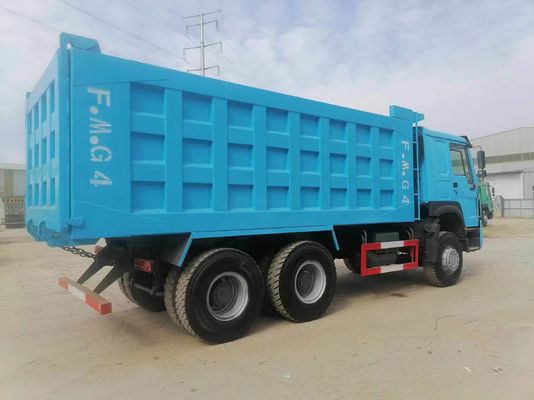 6*4 rueda de conducción derecha conducción Sinotruck HOWO estilo de elevación frontal 375HP camión de descarga