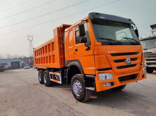 Camión de segunda mano para elevación frontal estilo Sinotruck HOWO 6 * 4 camión de descarga 351-450hp