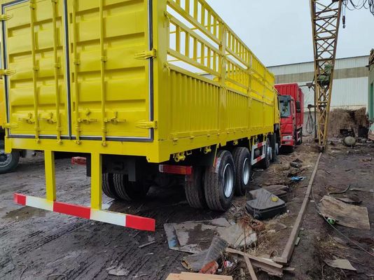 Sinotruck HOWO 6*4 de color amarillo Camión de segunda mano con certificación ISO