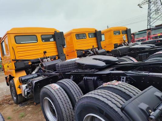 Camión tractor Shacman 6X4 con diseño de neumáticos radiales y 50 toneladas de carga de camiones tractores usados