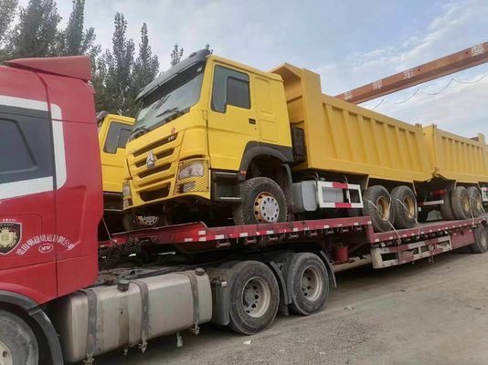 Capacidad del motor de 6-8L HOWO Camión 20 3050 70-100 toneladas 6X4 371HP Camiones de descarga usados