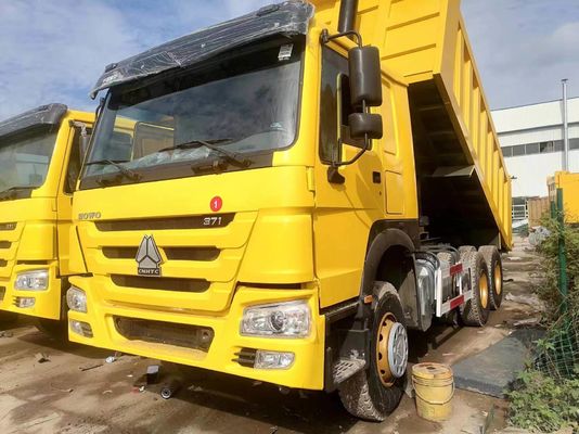 20-100 toneladas 6X4 371HP Sinotruck HOWO camiones de descarga usados con certificación ISO de neumáticos