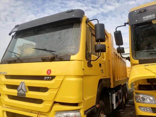 20-100 toneladas 6X4 371HP Sinotruck HOWO camiones de descarga usados con certificación ISO de neumáticos