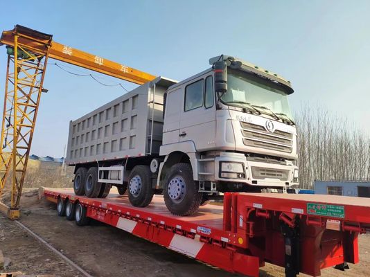 Shacman 8X4 camión de carga pesada usado Super Drive 375HP 12 ruedas 40t