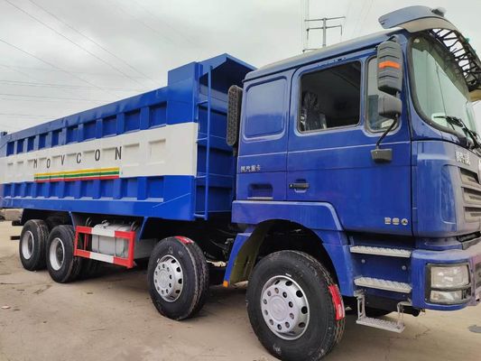 8×4 rueda motriz Shacman F3000 con transmisión manual motor diesel camión de descarga